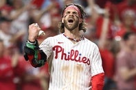 MVP２度のフィリーズ強打者ハーパーがWBC参戦を電撃発表した。（C) Getty Images