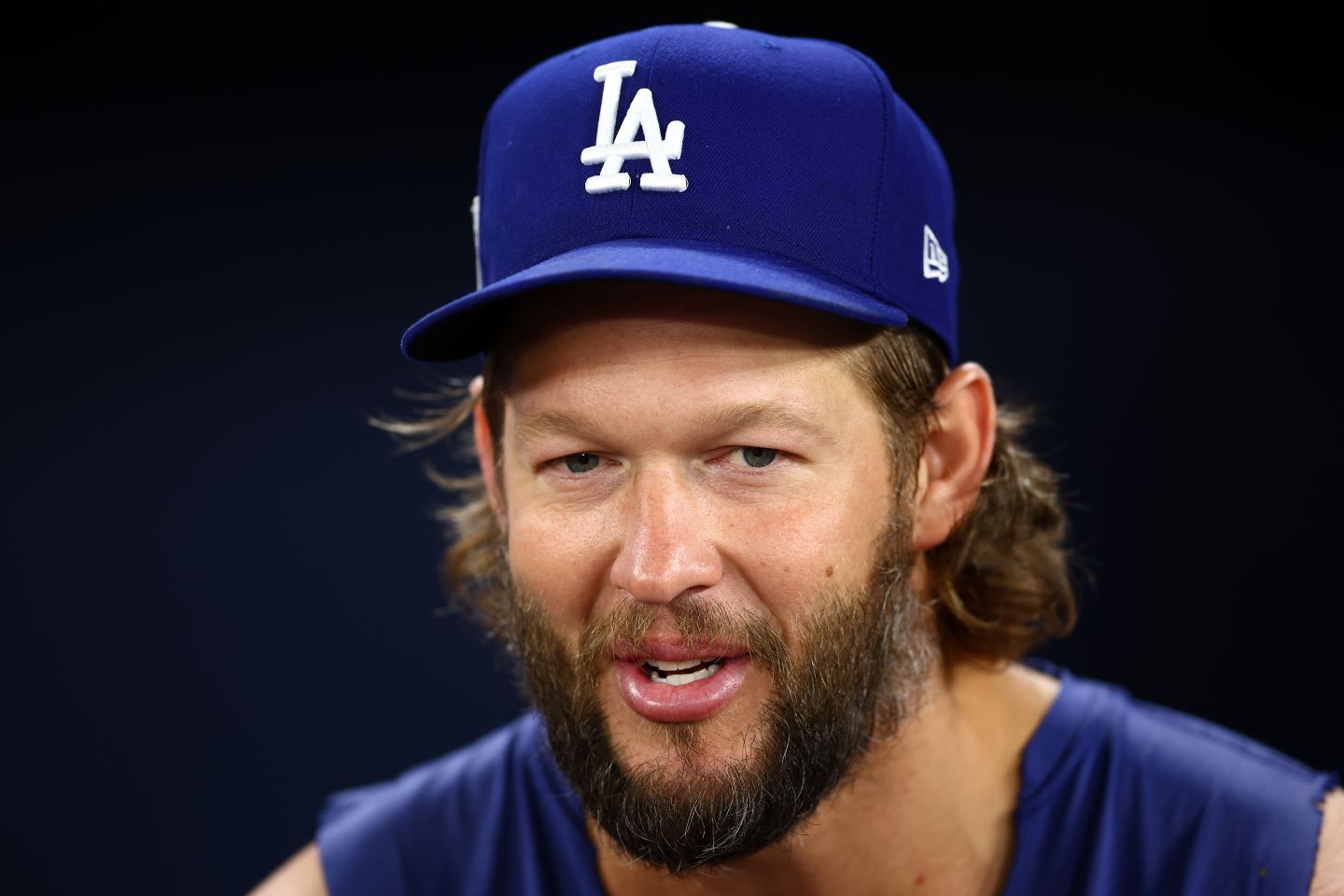 チームの躍進がリーグ全体に与える影響について自身の見解を語ったカーショウ。(C)Getty Images