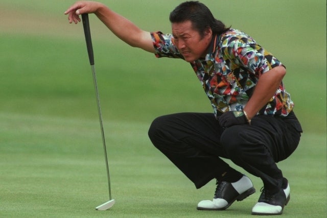 ありし日の尾崎さん。圧倒的な強さと存在感を放ち、日本男子ゴルフ界をけん引した。(C)Getty Images