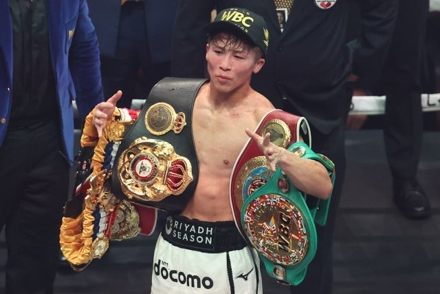 ４団体統一王者の井上が無敗のメキシカンであるピカソを迎え撃つ。写真：滝川敏之