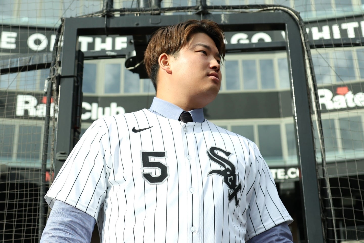 ホワイトソックスと契約した村上。(C)Getty Images