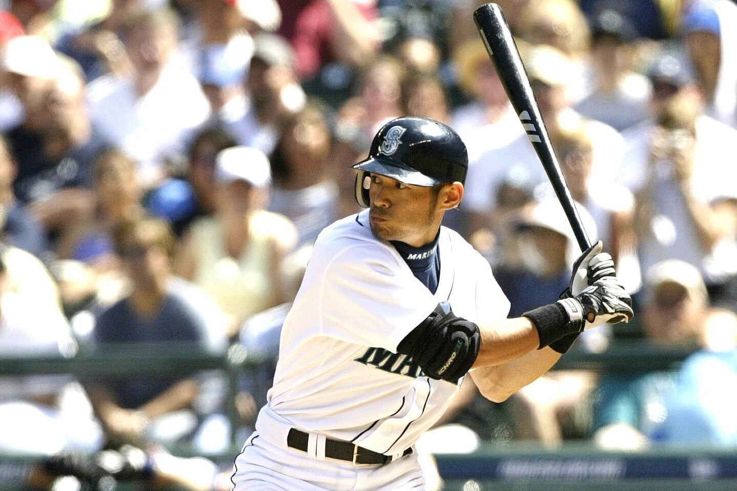 MLB４年目となった04年。前人未到のシーズン安打数をマークしたイチロー氏。(C)Getty Images