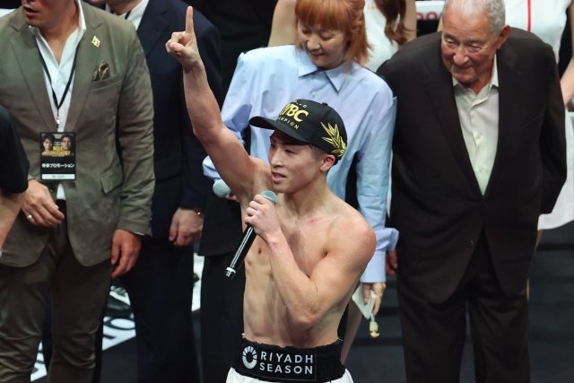 井上は27日にサウジアラビアでピカソとの防衛戦を控える。写真：滝川敏之