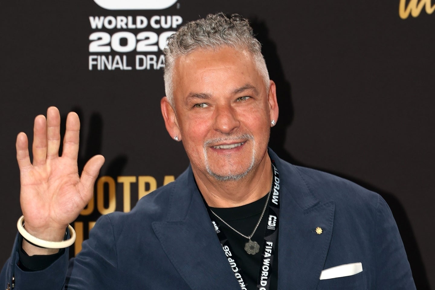 現役時代に“イタリアの至宝”とも称されたロベルト・バッジョ。近年は世界各地で行なわれるサッカーやスポーツイベントに顔を出している。(C)Getty Images