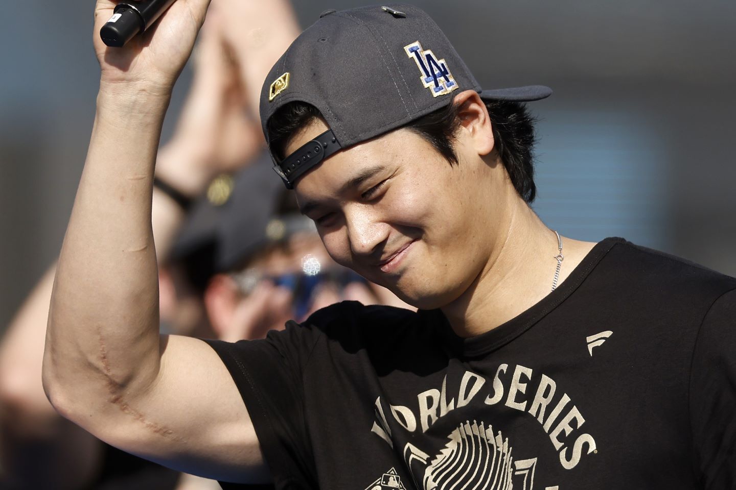 助言に素直に感謝を示した大谷。(C)Getty Images