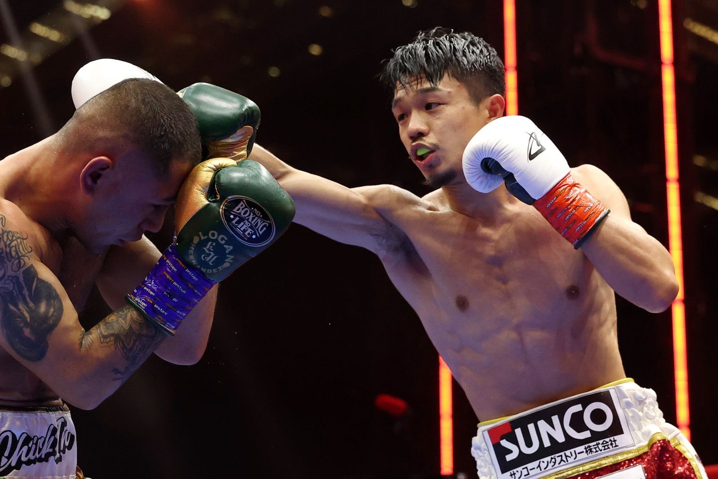 中谷がエルナンデスに判定勝ち。ジャッジのスコアが物議を醸している。(C) Getty Images