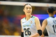 女子バレー日本代表の佐藤淑乃。私服姿でガチなアイドル“推し活”を公開した。写真：金子拓弥（THE DIGEST写真部）