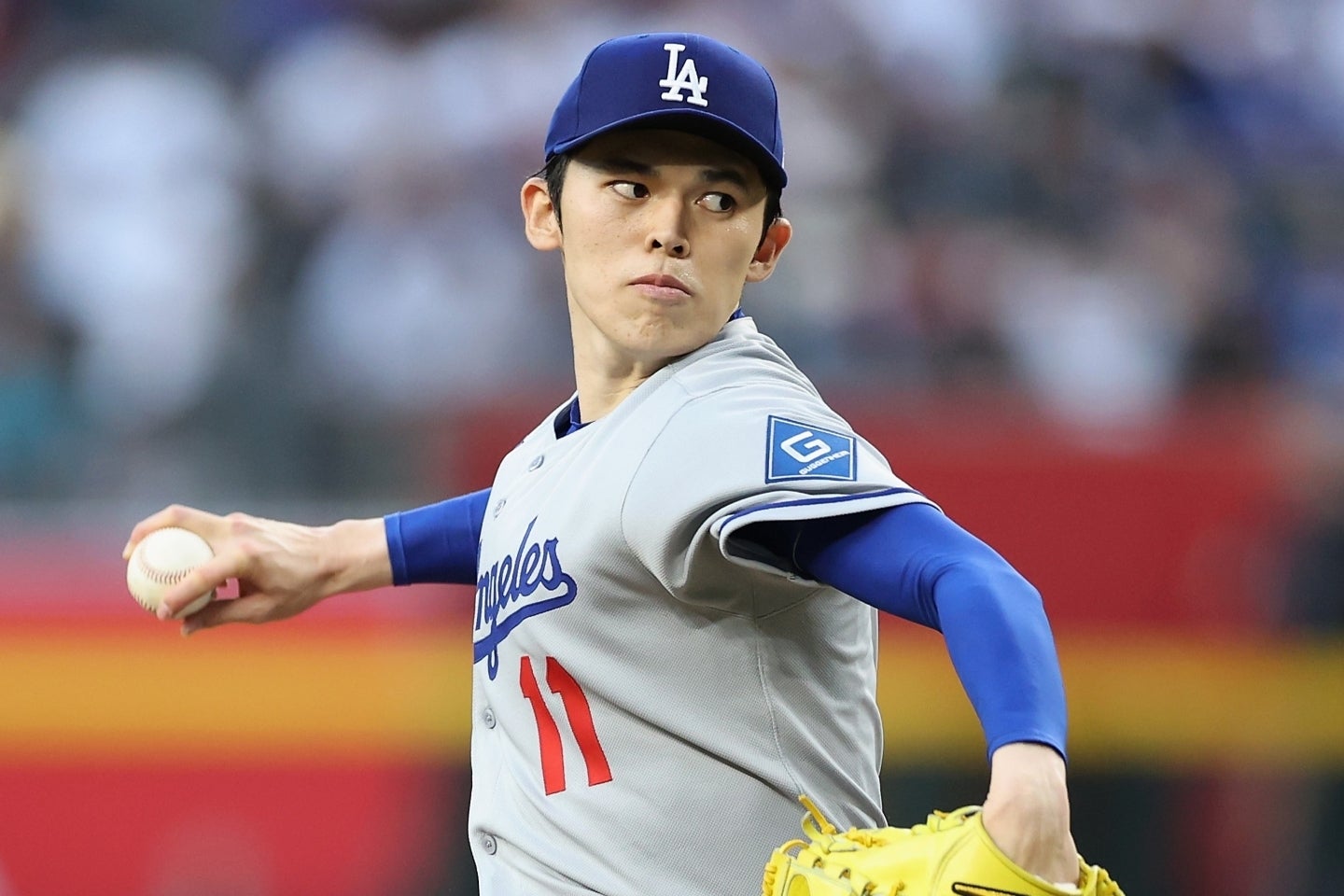 感謝の気持ちを表した佐々木。(C)Getty Images