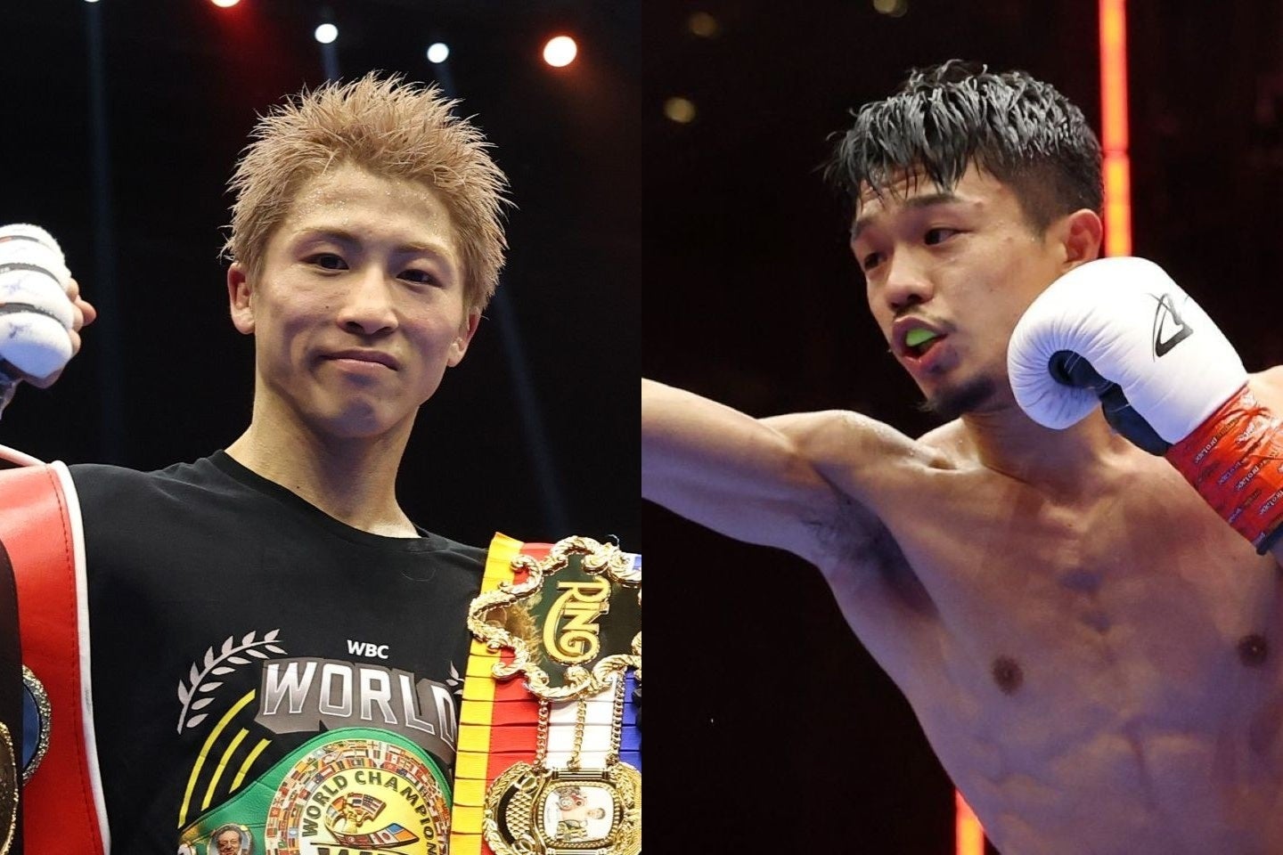 今年５月の対戦も期待される井上と中谷。はたして、実現するのだろうか。(C) Getty Images