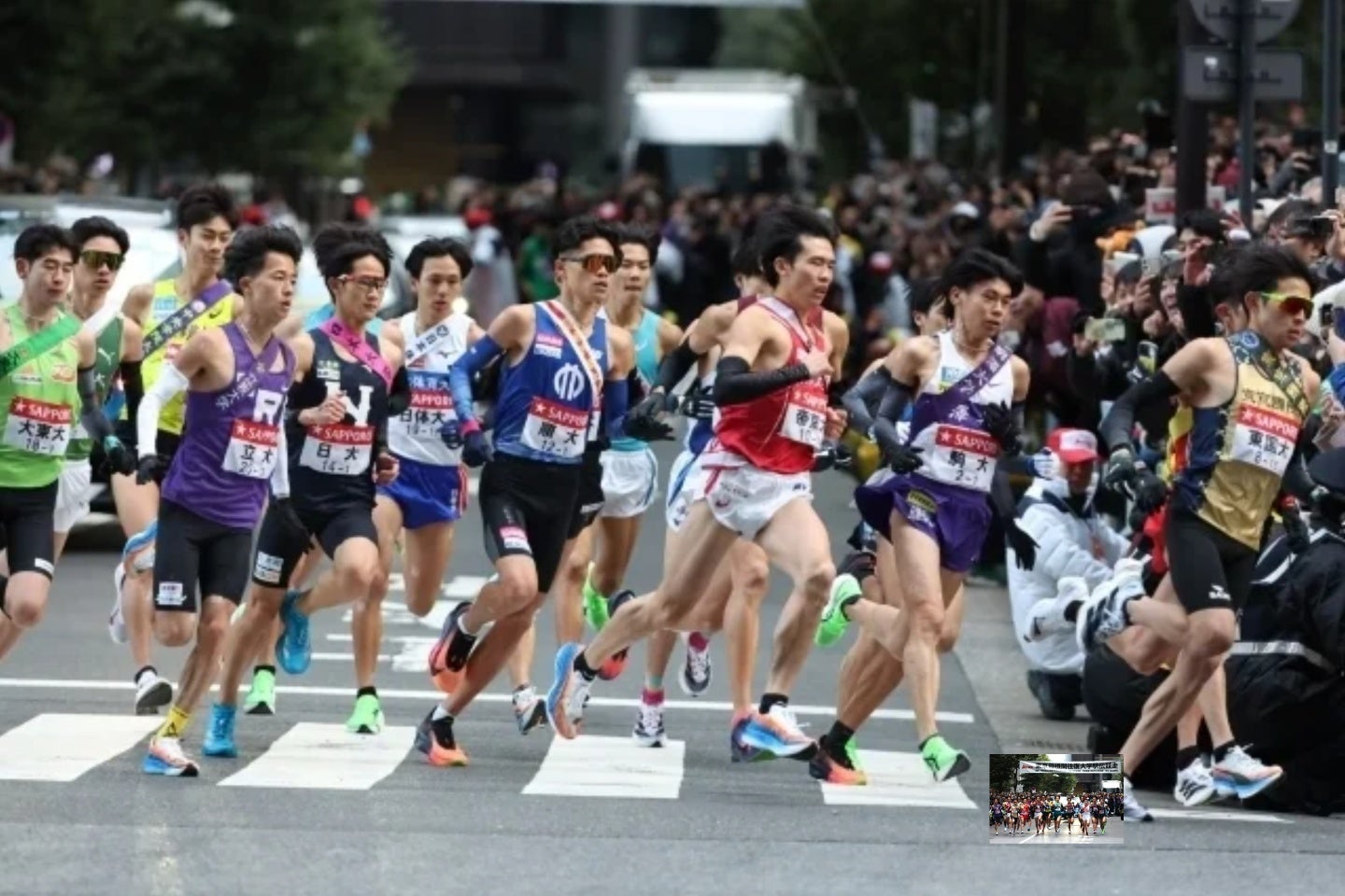 箱根駅伝のシード権争いが激しさを増している。写真：滝川敏之