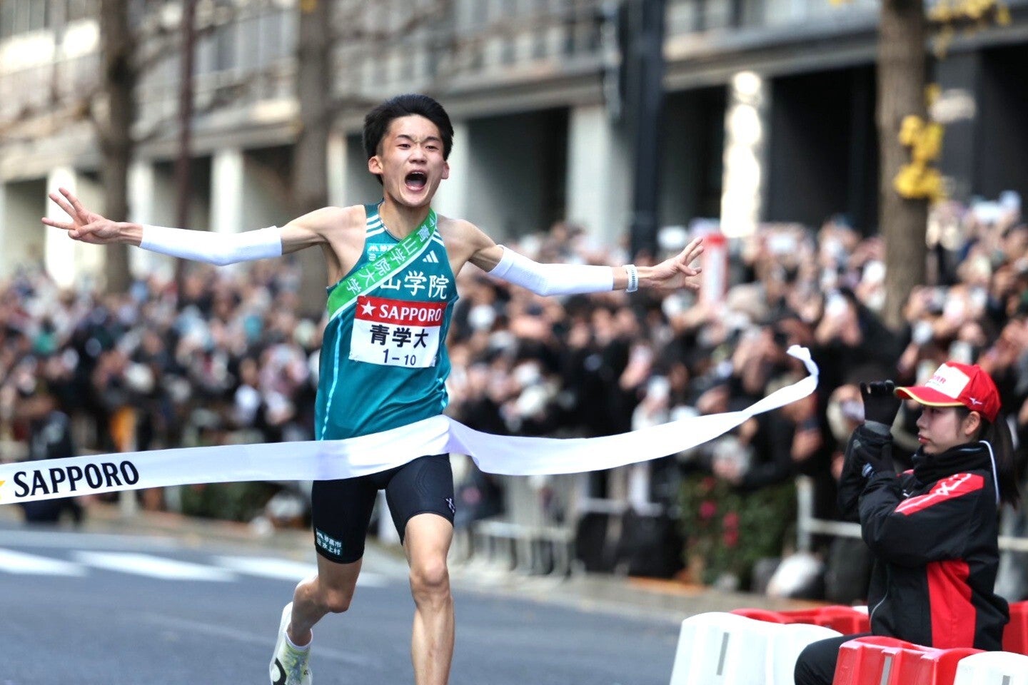 箱根駅伝で大会３連覇を果たした青山学院大。写真：滝川敏之