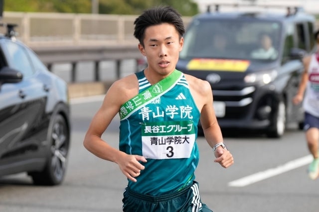 最後の箱根駅伝で１区出走予定も、直前の体調不良で欠場した荒巻。写真：SportsPressJP/アフロ