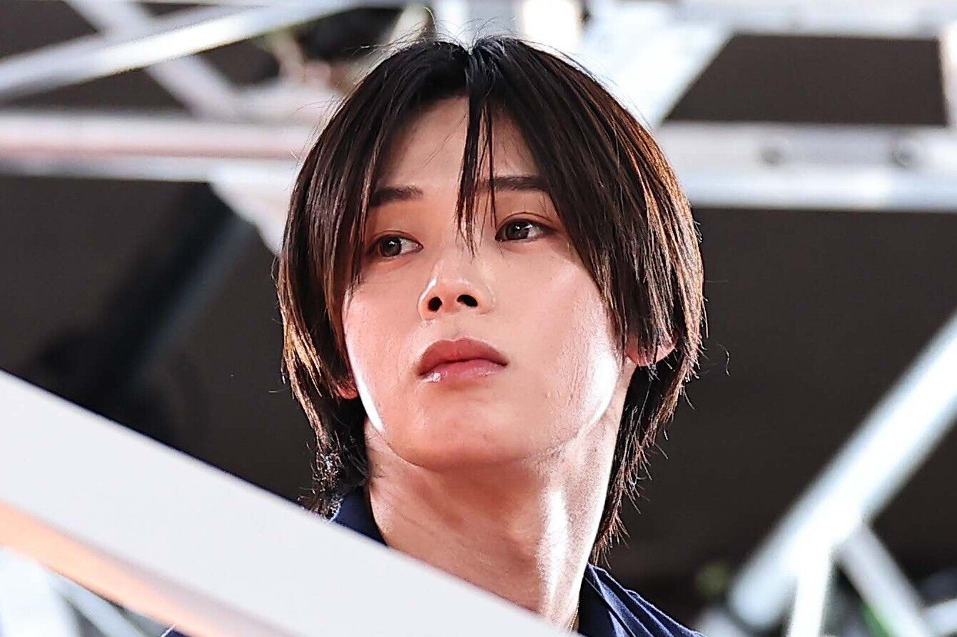 ニューイヤー駅伝の応援サポーターを務めた＆TEAMのKさん。写真：梅月智史（THE DIGEST写真部）