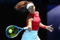 男女混合国別対抗戦の「ユナイテッド・カップ」でグループ３位となり、準々決勝進出を逃したチームジャパン。エースの大坂はイギリス戦で勝利を挙げ存在感を示した。（C）Getty Images