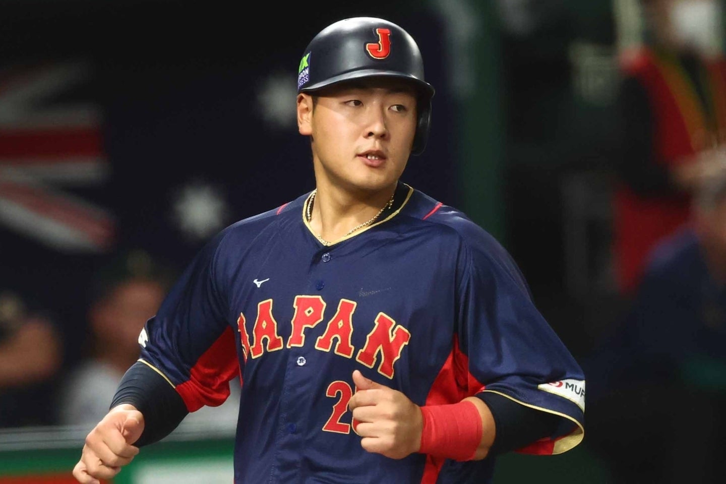 岡本はブルージェイズと４年6000万ドルで契約した。写真：梅月智史（THE DIGEST写真部）