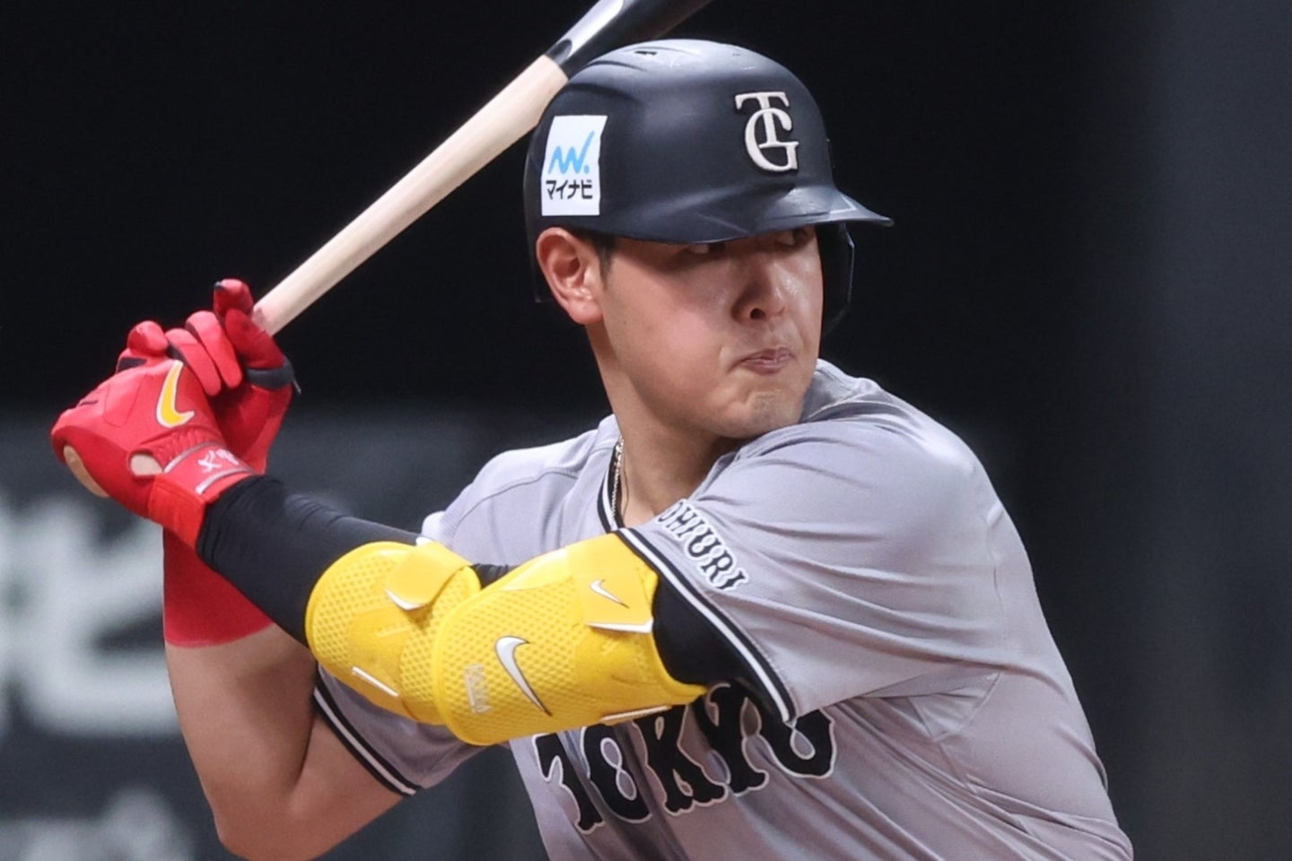 ブルージェイズと４年6000万ドル（約94億円）で契約した岡本。写真：永島裕基