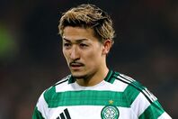 レンジャーズとの“オールドファーム”でフル出場したセルティックの前田。(C)Getty Images