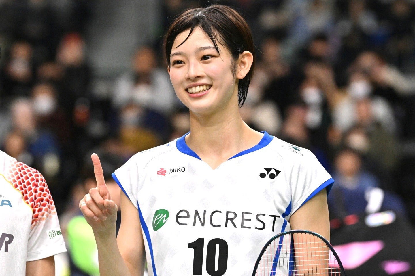 20歳の田口。SNSに投稿した晴れ着姿が大きな反響を浴びている。写真：鈴木颯太朗