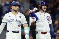 ブルージェイズからFAとなっているビシェット（左）。獲得候補とされているタッカー（右）。(C) Getty Images