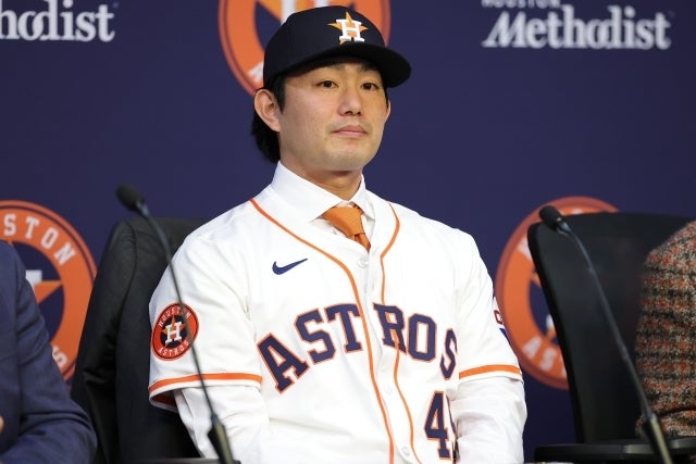 アストロズに移籍した今井。江川氏は変化球の増加が成功のカギだという。(C)Getty Images