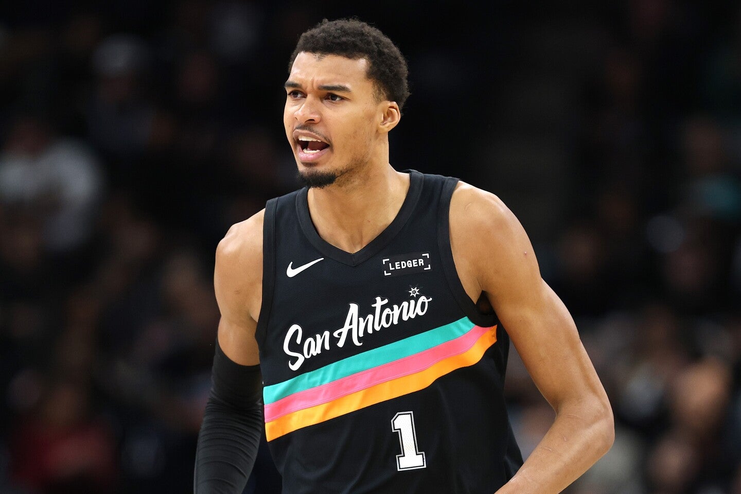 ウェンビーの衝撃映像が世界中を驚かせた。(C)Getty Images