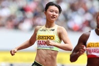 東京世界陸上代表の田中佑美。写真：梅月智史（THE DIGEST写真部）