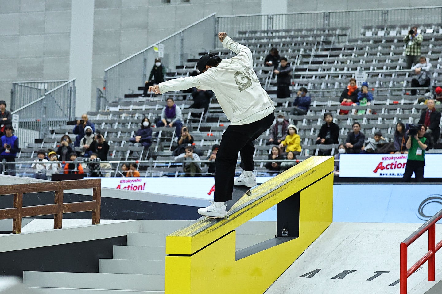 ストリートの絶対王者ナイジャが重傷を負い、スケボー界に衝撃を与えた。写真：梅月智史（THEDIGEST写真部）