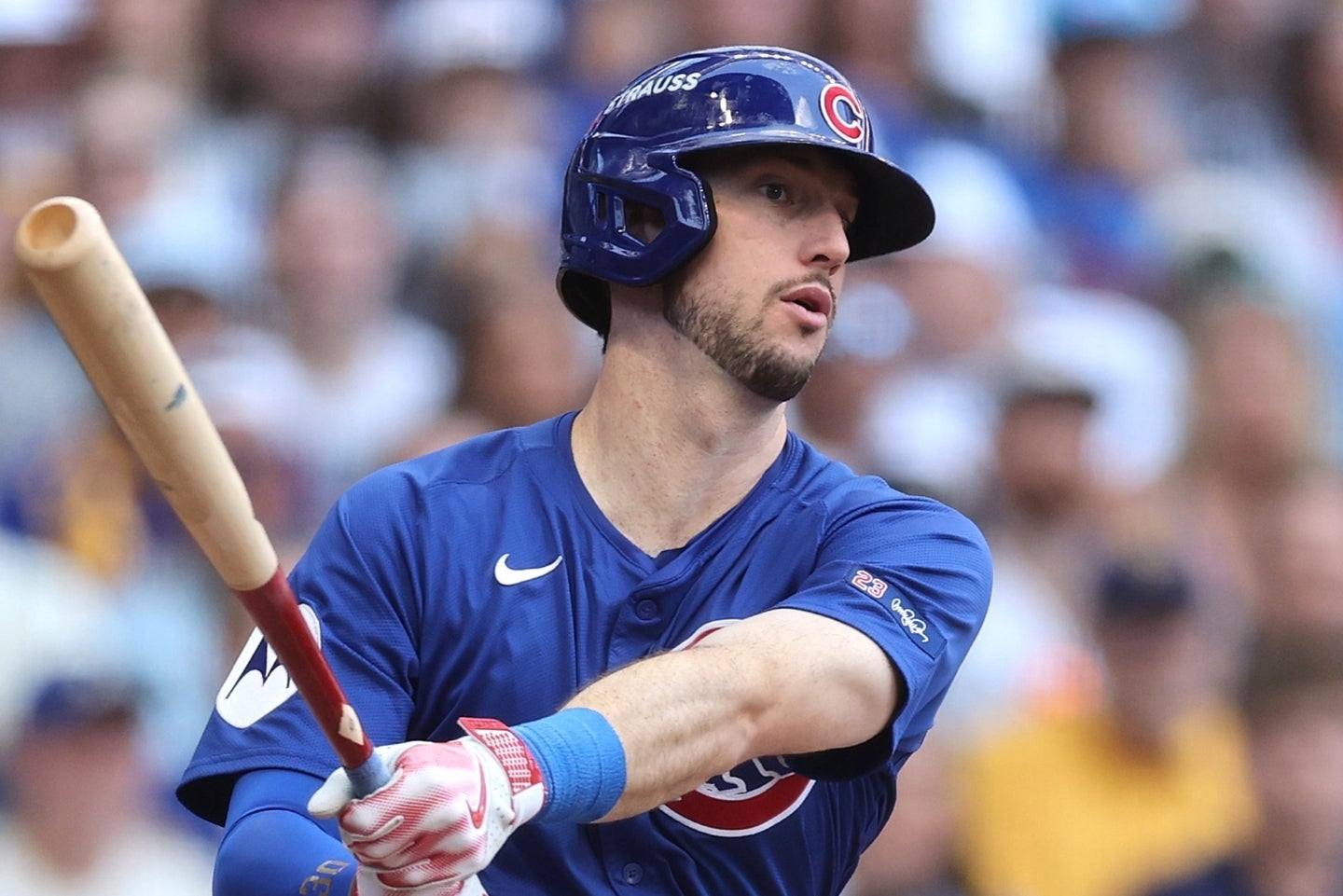 ドジャースが短期契約での獲得を検討しているのがタッカーだという。(C)Getty Images