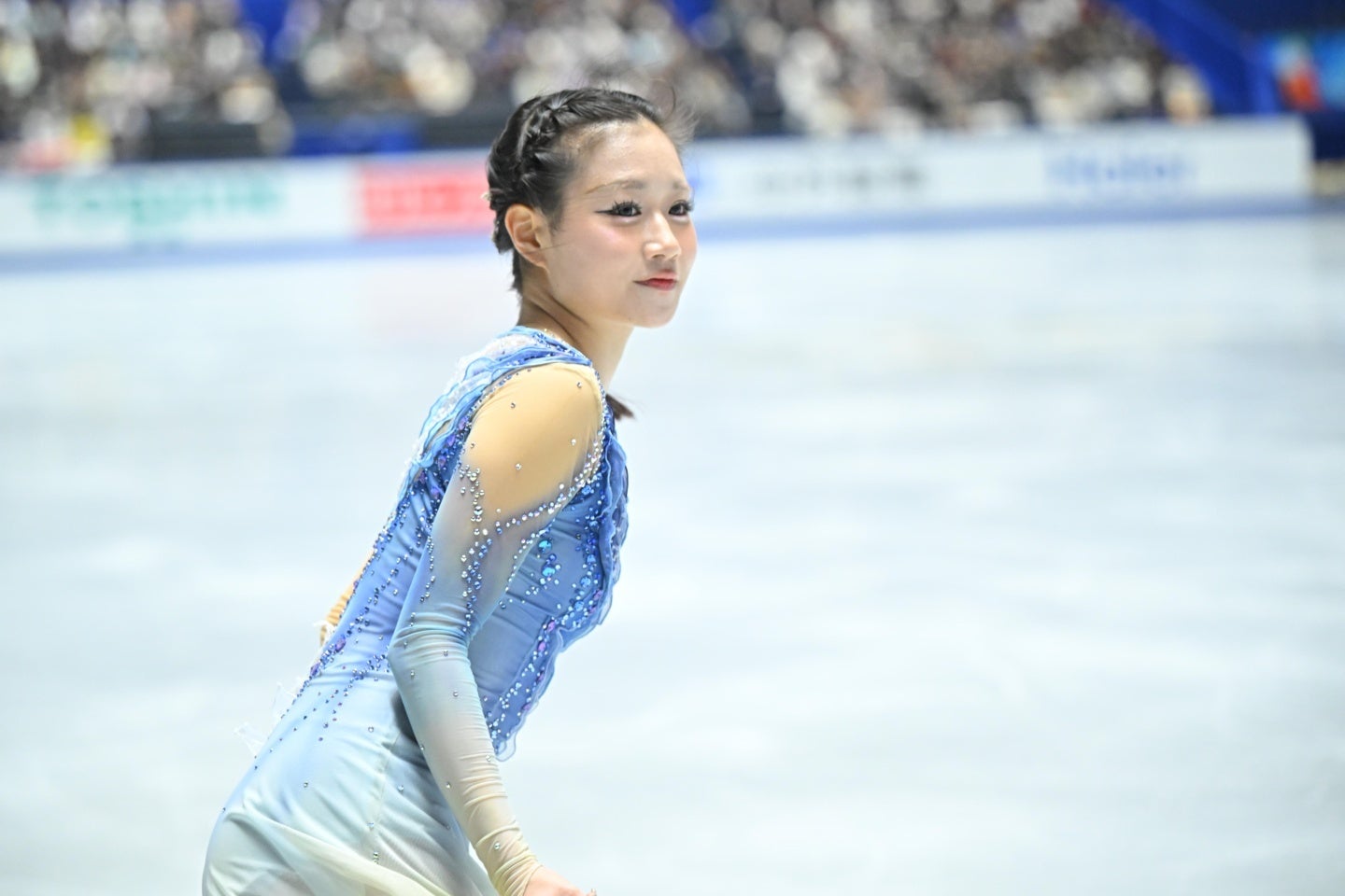 21歳の河辺。今季最後の試合で大技を決めた。写真：金子拓弥（THE DIGEST写真部）