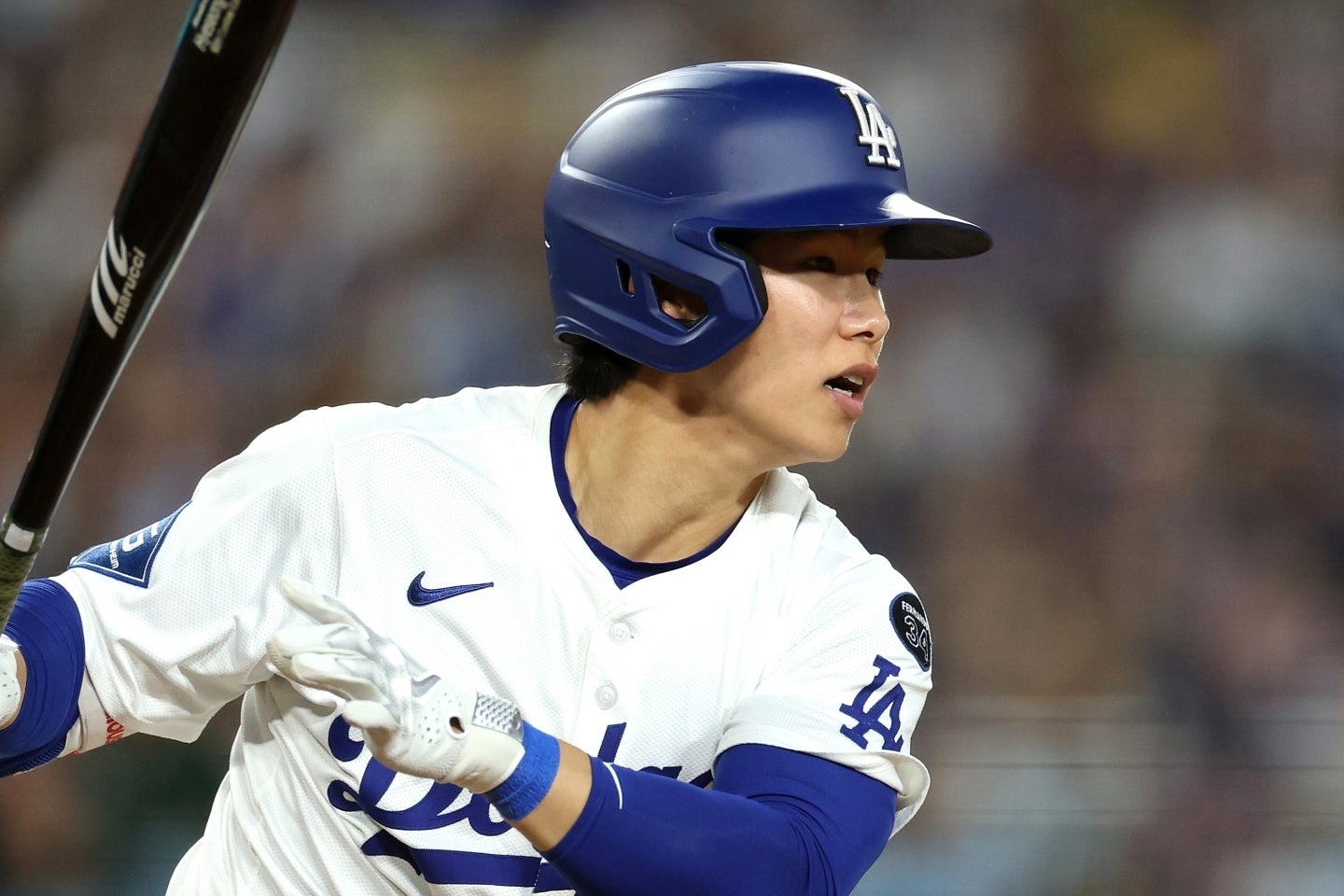 LAメディアの予想スタメンから外れたキム・ヘソン。(C)Getty Images