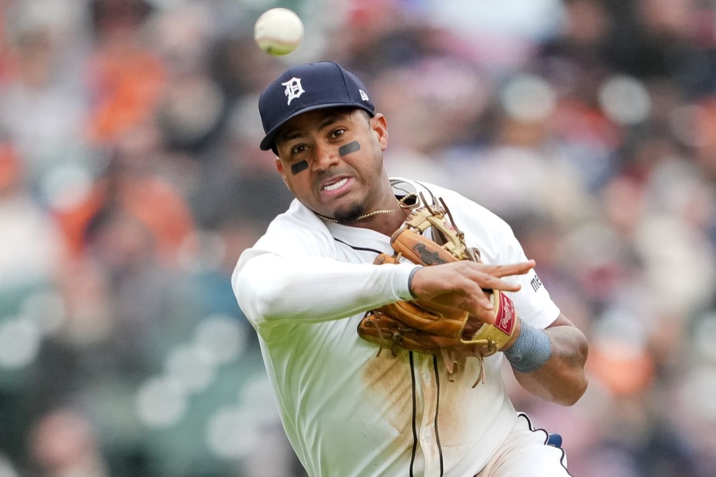 昨シーズンは内野の全ポジションを守ったイバニエス。(C)Getty Images