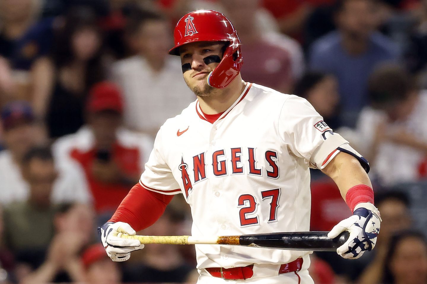 トラウトがMLB Networkの企画で82位にランクされ、論議を呼んでいる。(C) Getty Images