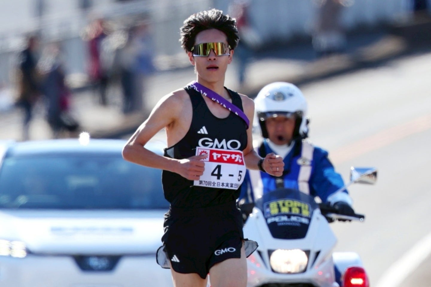 元青学大の太田はニューイヤー駅伝でGMOの初優勝に貢献する快走をみせた。写真：西村尚己/アフロスポーツ