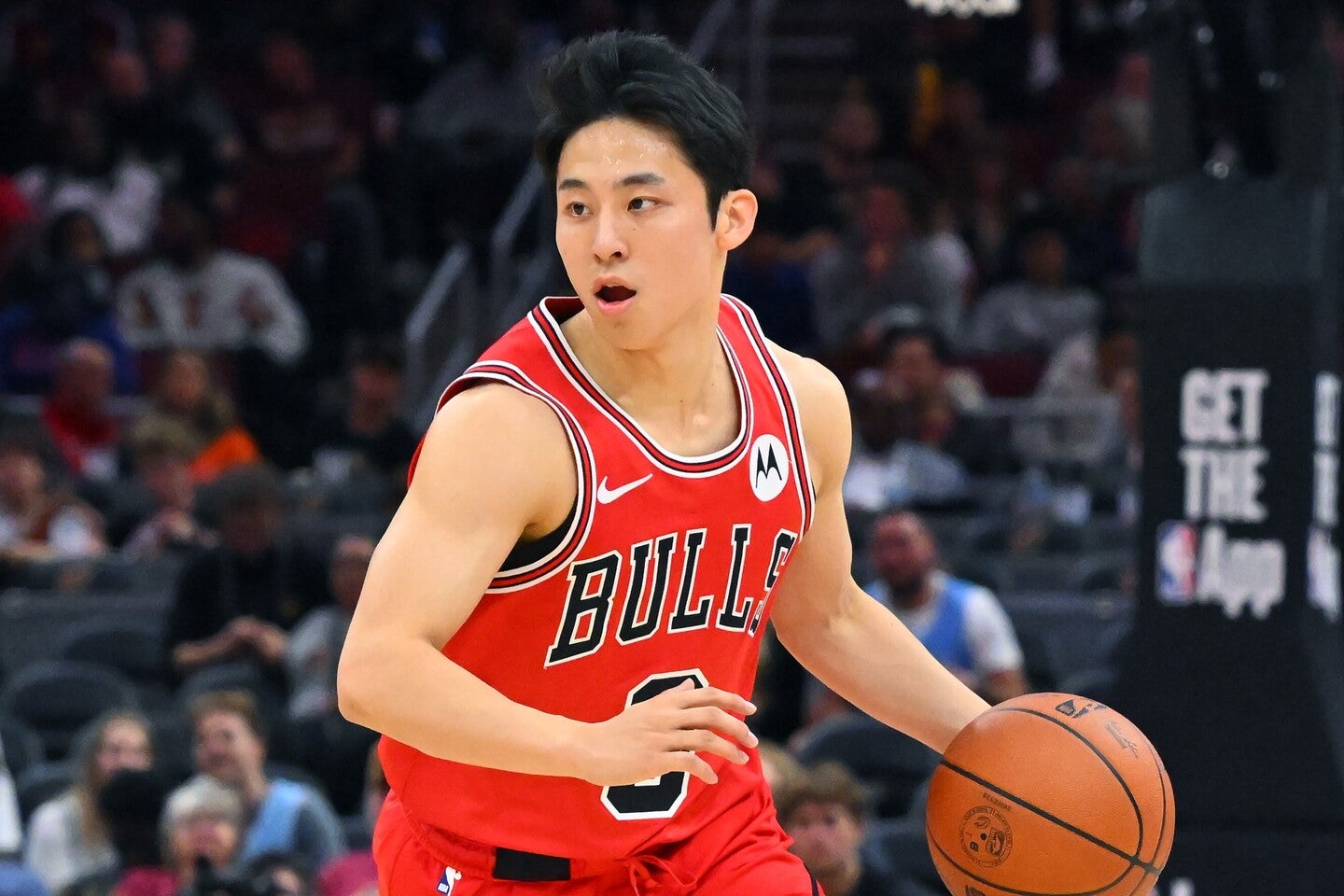 実戦復帰の河村がいきなり好アシストを披露した。(C)Getty Images