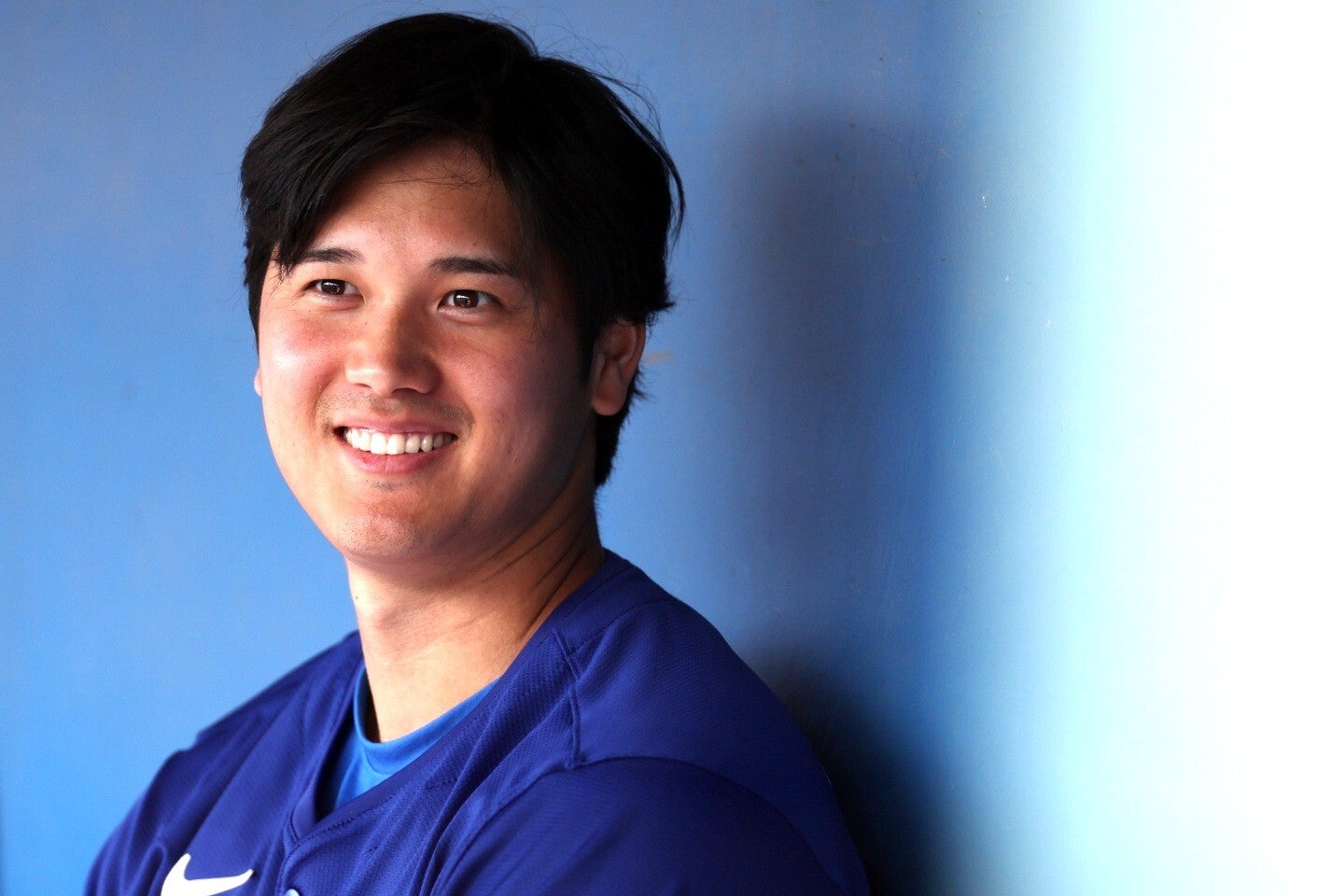 ドジャースの大谷。チームに新加入する大物選手とのやり取りが再脚光を浴びている。(C)Getty Images