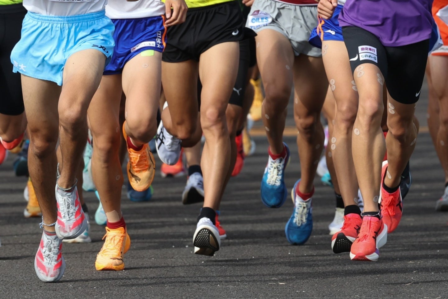 全国男子駅伝でランナーたちのユニホームの一部分に注目が集まった。※写真はイメージ。写真：滝川敏之