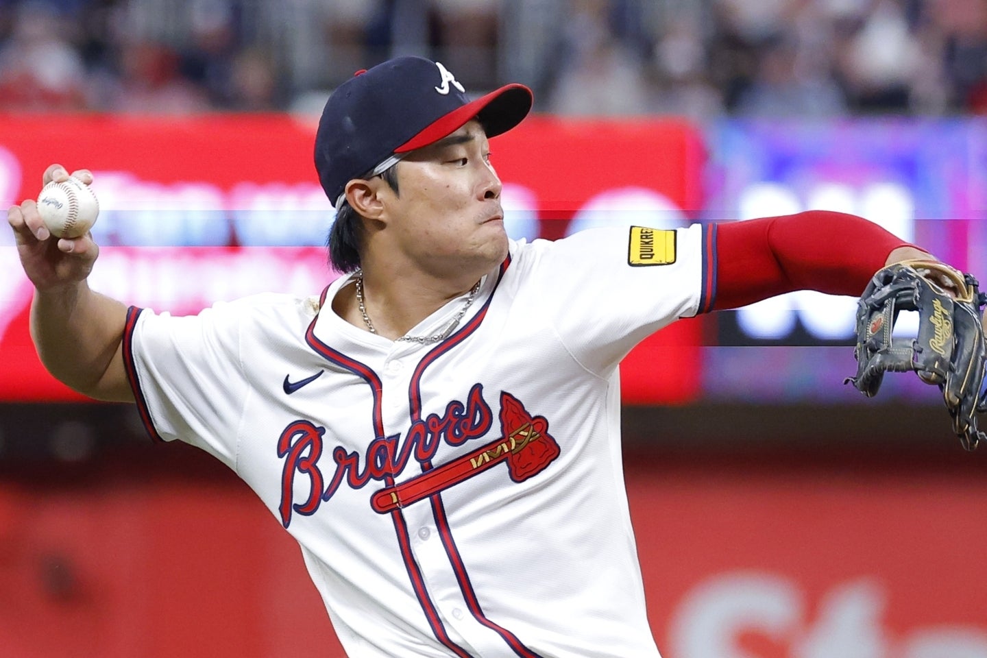 オフ期間の韓国滞在中に大怪我をしてしまったキム・ハソン。(C)Getty Images