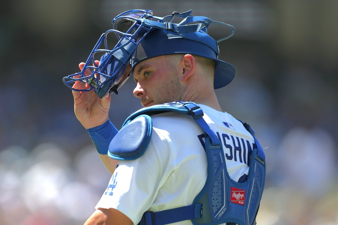 25年にメジャーデビューを飾ったラッシング。ドジャースではスミスの控えの位置付けだ。(C)Getty Images