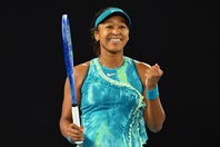 世界65位のルジッチをフルセットで下し、２年連続の全豪初戦突破を決めた大坂なおみ。(C)Getty Images