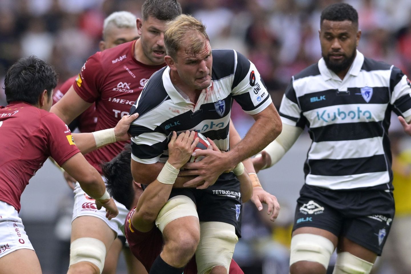 スピアーズのフルバックとして君臨するポール。