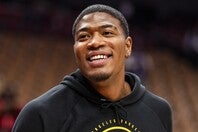 過去２回『イッテＱ』に出演している八村。かつて共演した人気芸人と再会を果たした。(C)Getty Images