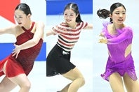 左から青木、中井、千葉。五輪本番前、最後の国際試合に臨んだ。写真：金子拓弥（THE DIGEST写真部）