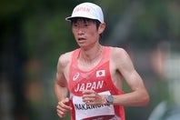 東京オリンピックで男子マラソンに出場した中村。(C)Getty Images