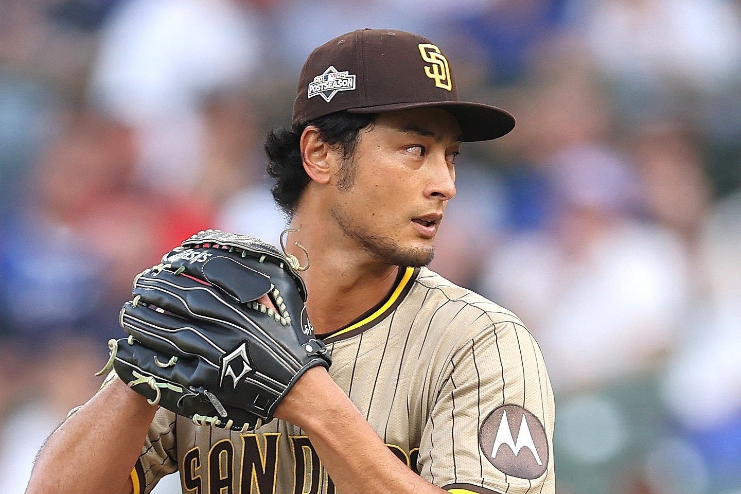 地元紙で報じられた引退報道を否定したダルビッシュ有。(C) Getty Images