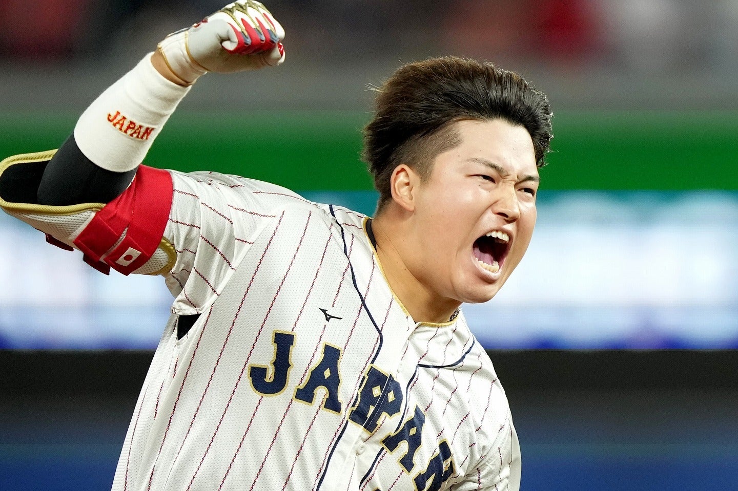 前回大会ではチームを世界一に導く大きな原動力となった村上。(C)Getty Images