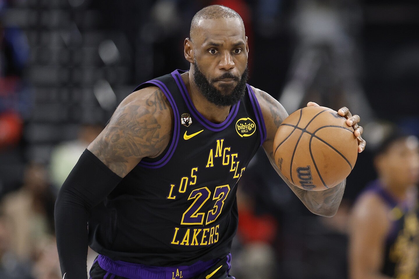 史上最長となる23シーズン目を送るレブロンが、NBAのプレースタイルの変化、そこから引き起こされるケガについて語った。(C)Getty Images