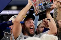 ドジャースで３度目のワールドシリーズ制覇を経験したカーショウ。(C)Getty Images