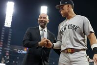 ヤンキースOBのジーター氏（左）。WBCへの想いを語った。(C) Getty Images