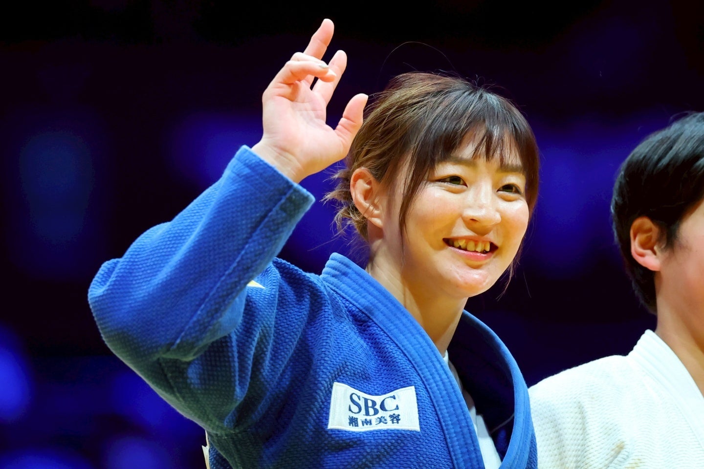 第一線から退くことを発表した柔道の角田夏実。写真：YUTAKA/アフロスポーツ