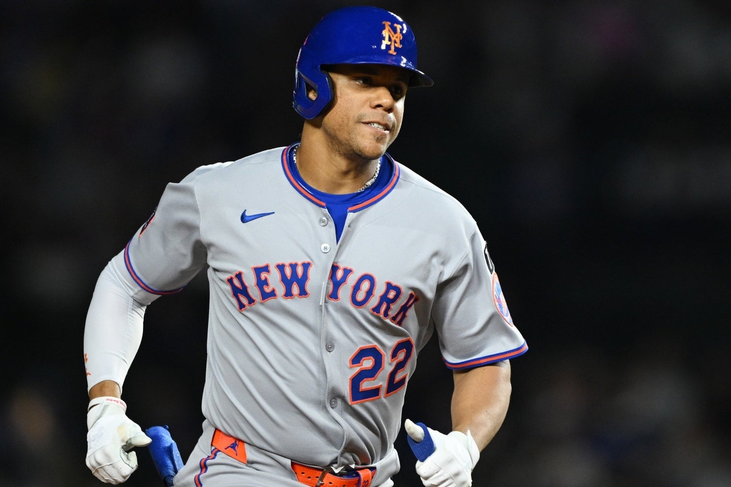 メッツのファン・ソト。WBCにはドミニカ共和国代表として出場が正式に決まった。(C)Getty Images